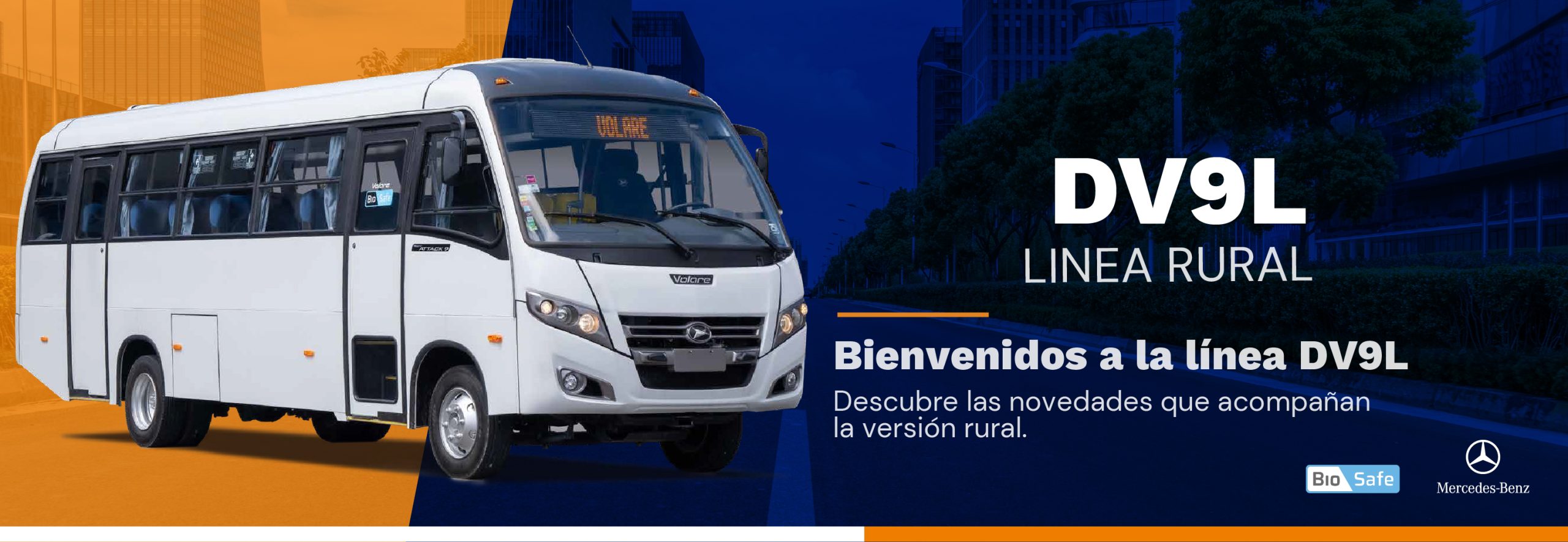 Taxibus | Línea Rural Volare DV9L motor Mercedes Benz